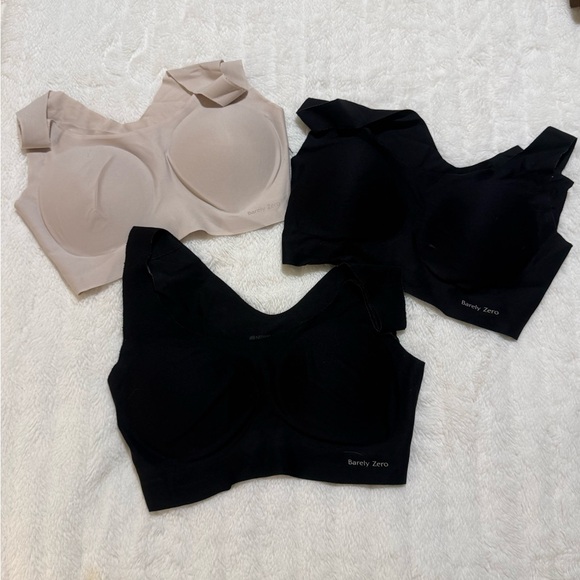 NEIWAI Barely Zero wireless bras in white and black colors BUNDLE of 3 ONE SIZE - Picture 2 of 5